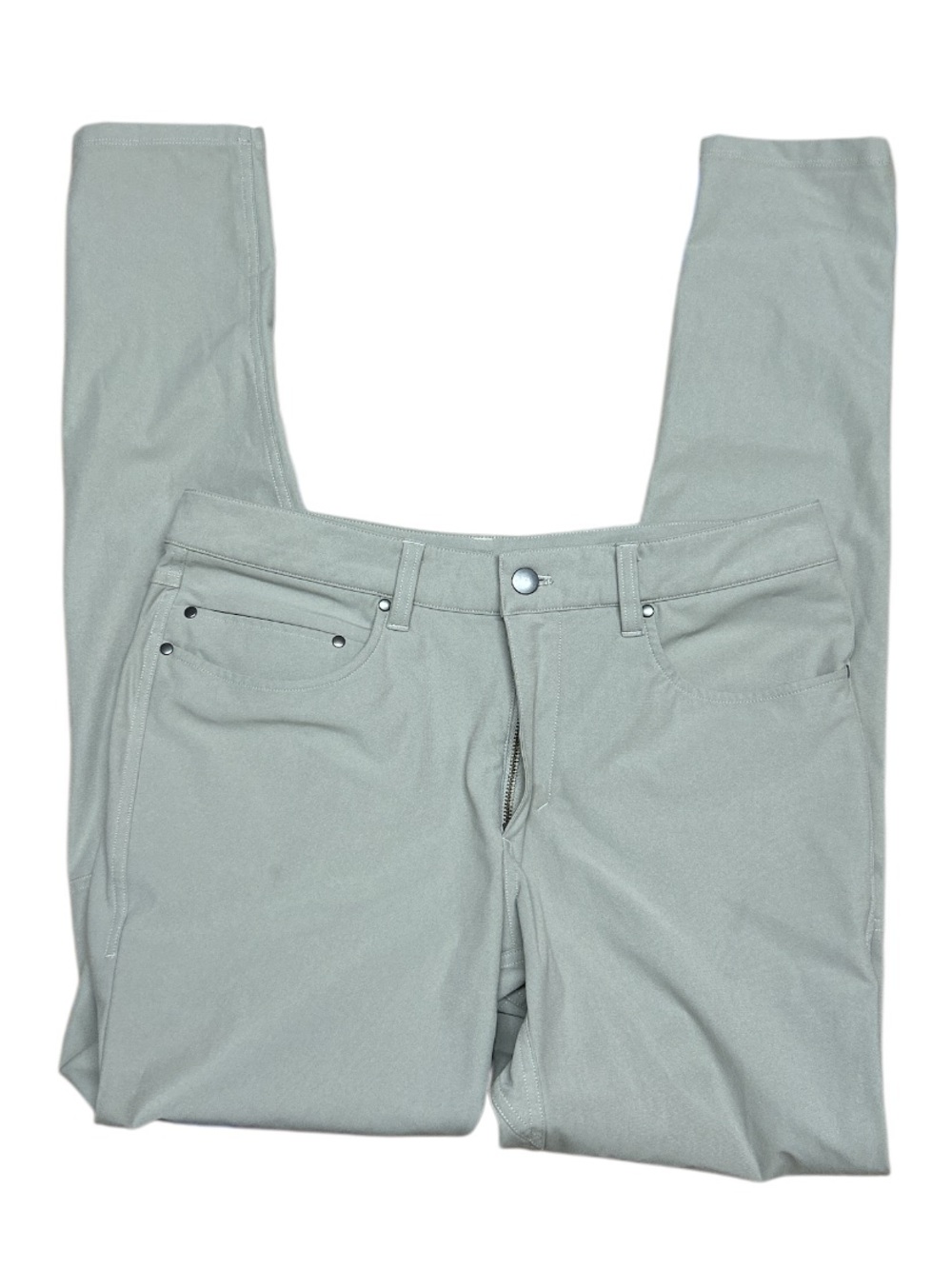 Lululemon ABC Pant Skinny / Slim 5-Pocket Taupe Size 31 - Picture 3 of 6